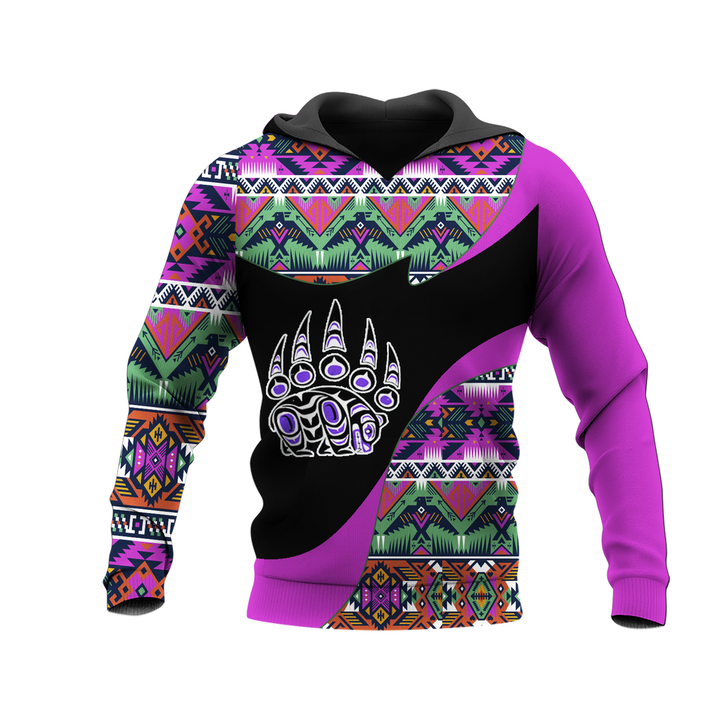 Powwow StoreHD0012034 Pattern Native Pride 3D Hoodie