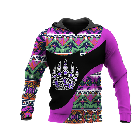 Powwow StoreHD0012034 Pattern Native Pride 3D Hoodie