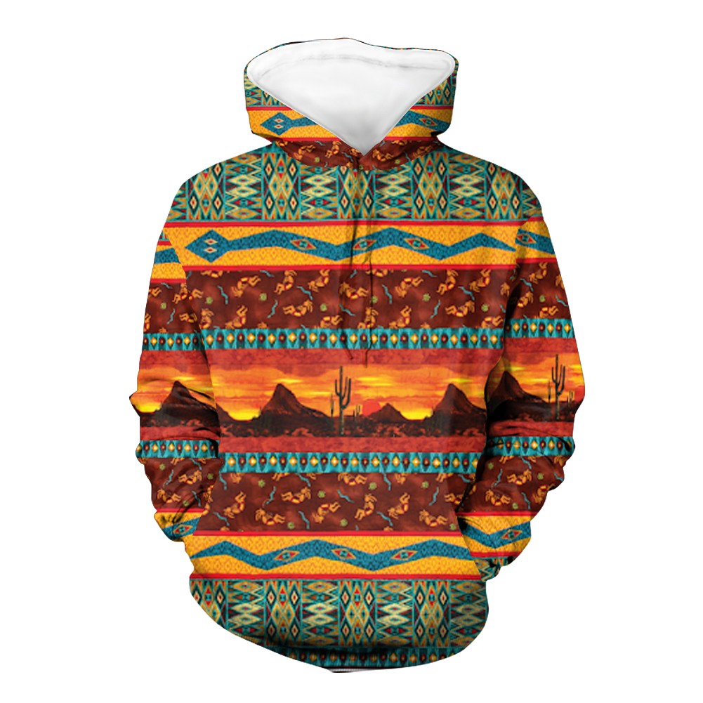 Powwow StoreHD0012179 Pattern Native Pride 3D Hoodie