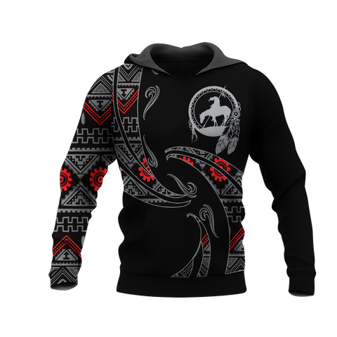 Powwow StoreHD0012400 Pattern Native Pride 3D Hoodie