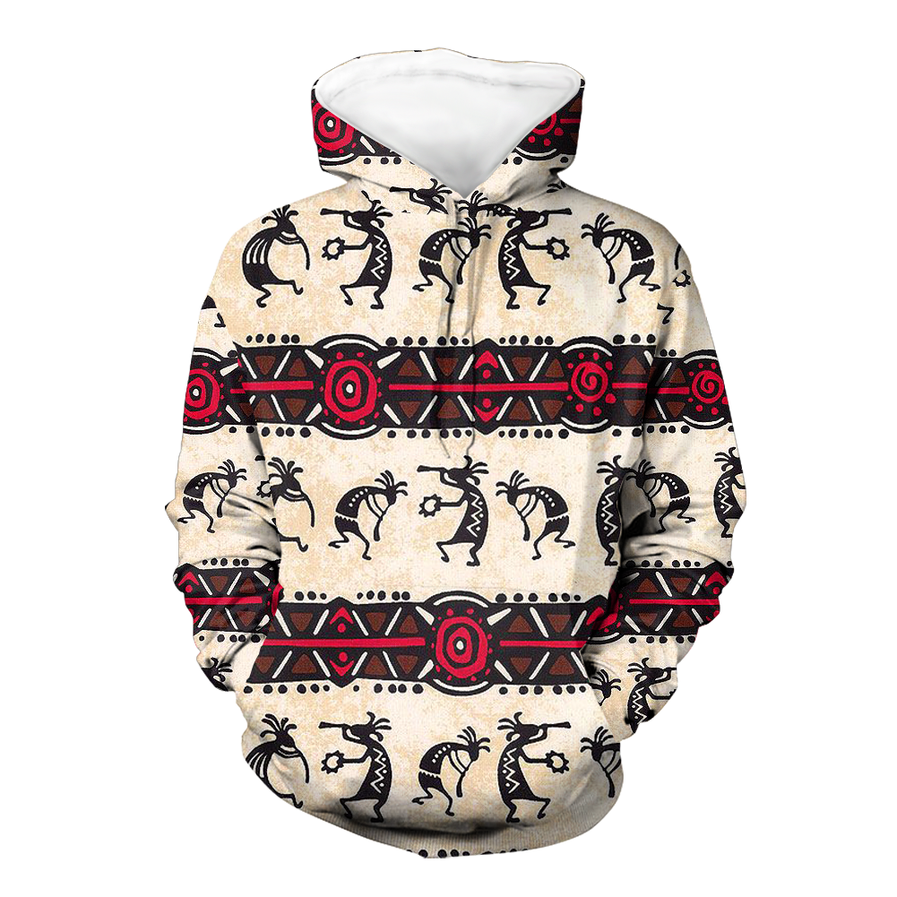 Powwow StoreHD0012180 Pattern Native Pride 3D Hoodie