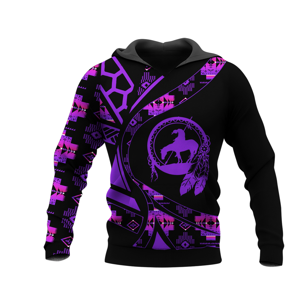 Powwow StoreHD0012432 Pattern Native Pride 3D Hoodie