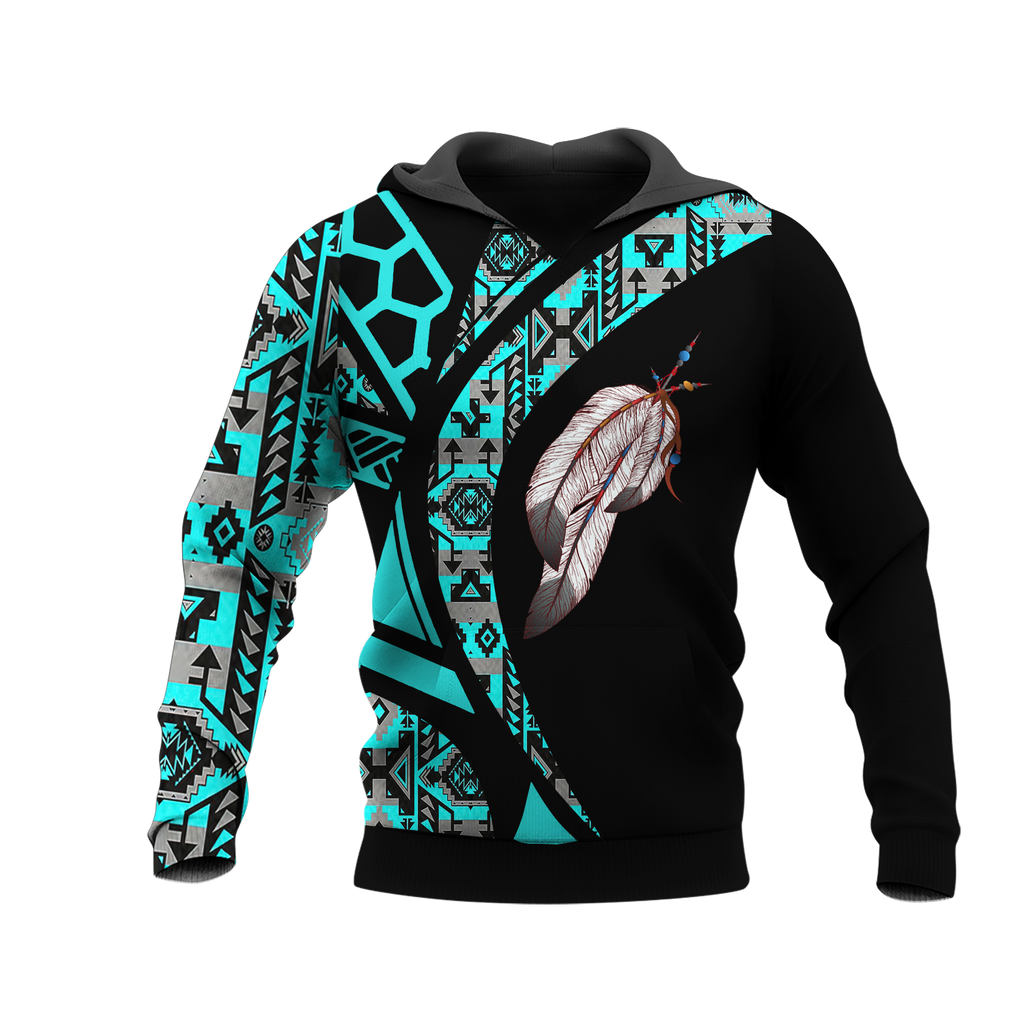 Powwow StoreHD0012433 Pattern Native Pride 3D Hoodie