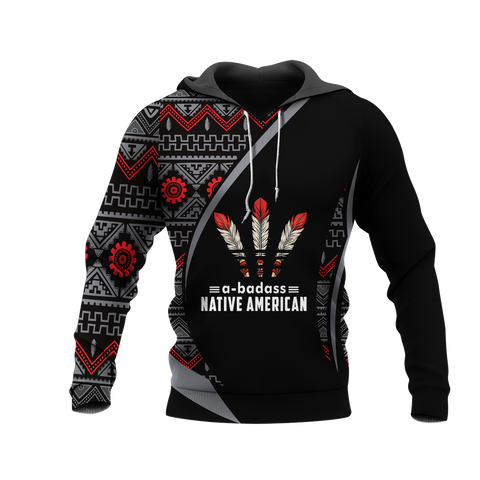 Powwow StoreHD0011881 Pattern Native Pride 3D Hoodie