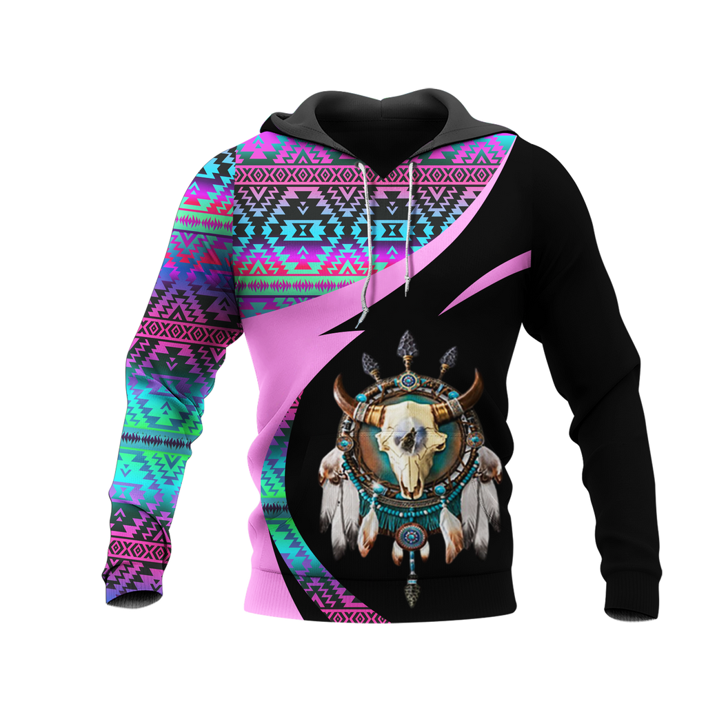 Powwow StoreHD0011322  Pattern Native Pride 3D Hoodie