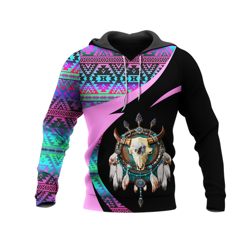 Powwow StoreHD0011322  Pattern Native Pride 3D Hoodie