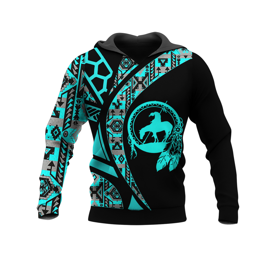 Powwow StoreHD0012435 Pattern Native Pride 3D Hoodie