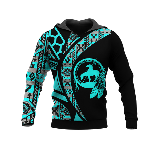 Powwow StoreHD0012435 Pattern Native Pride 3D Hoodie