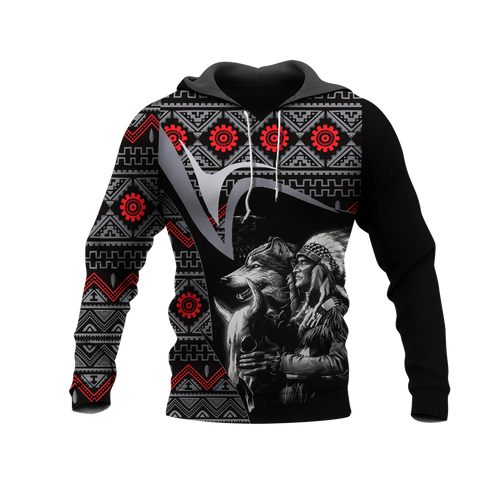 Powwow StoreHD0011519 Pattern Native Pride 3D Hoodie