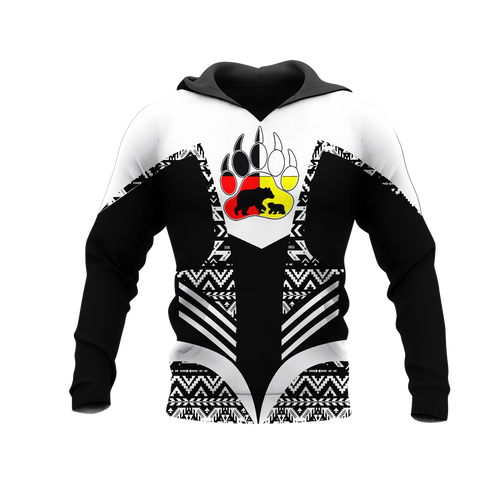 Powwow StoreHD001166 Pattern Native Pride 3D Hoodie