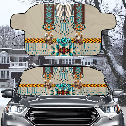 Powwow StoreGBNAT00069 United Tribes Native Windshield Snow Covers