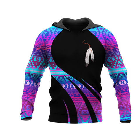 Powwow StoreHD0011690 Pattern Native Pride 3D Hoodie