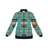 GB-NAT00046-01 Tribe Pattern Native American Women's Jacket