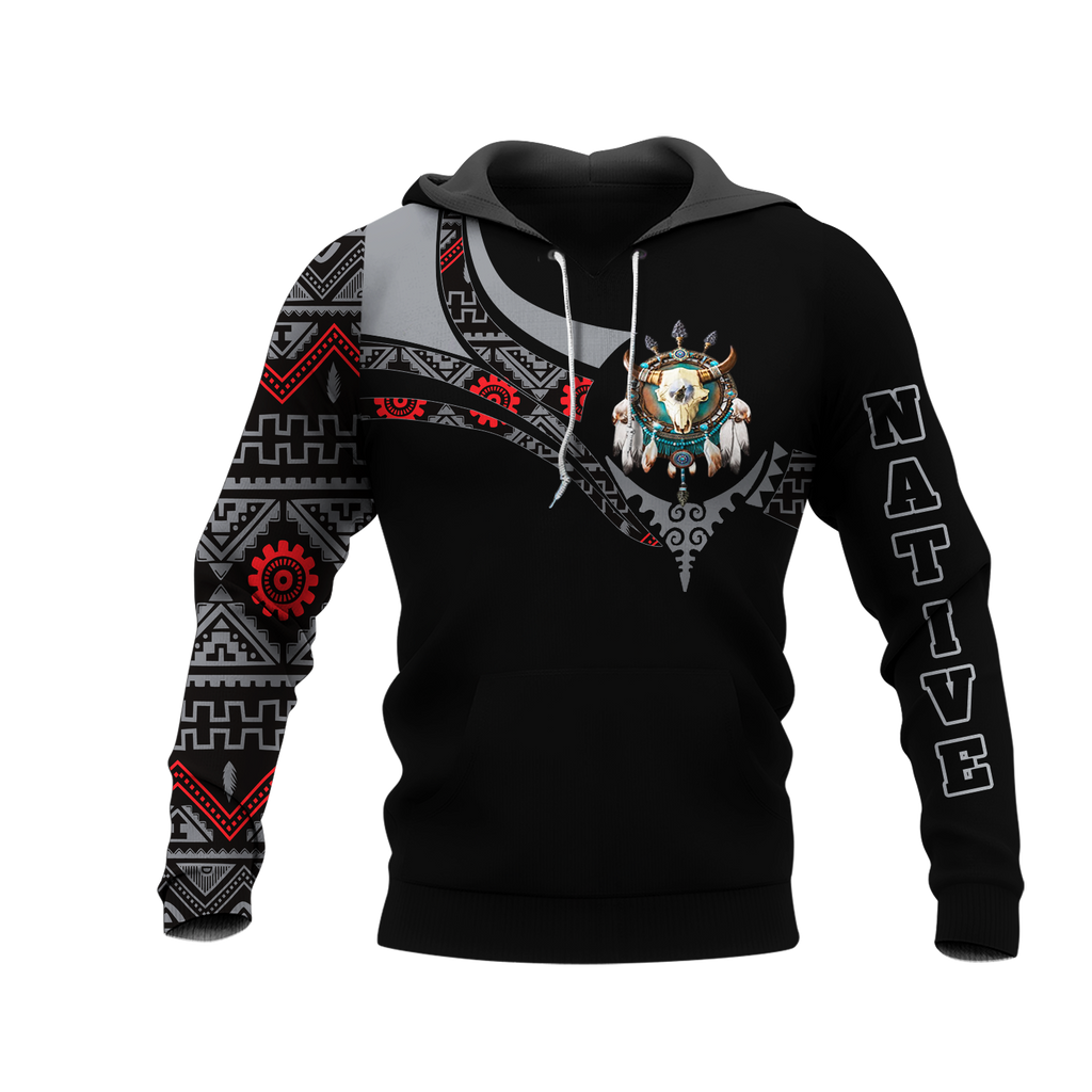 Powwow StoreHD0012491 Pattern Native Pride 3D Hoodie