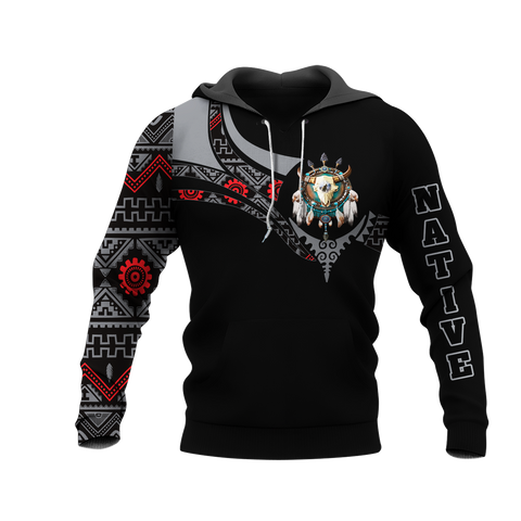 Powwow StoreHD0012491 Pattern Native Pride 3D Hoodie