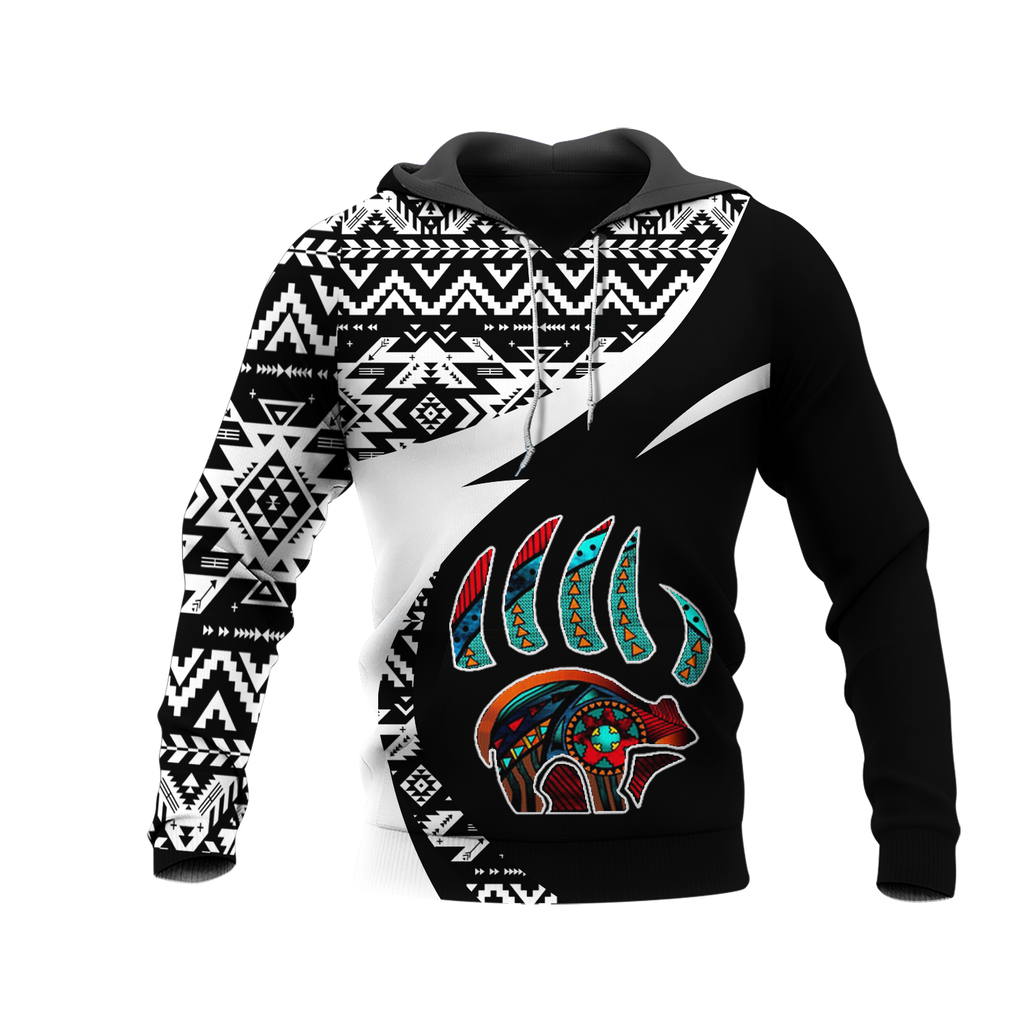 Powwow StoreHD0011268 Pattern Native Pride 3D Hoodie