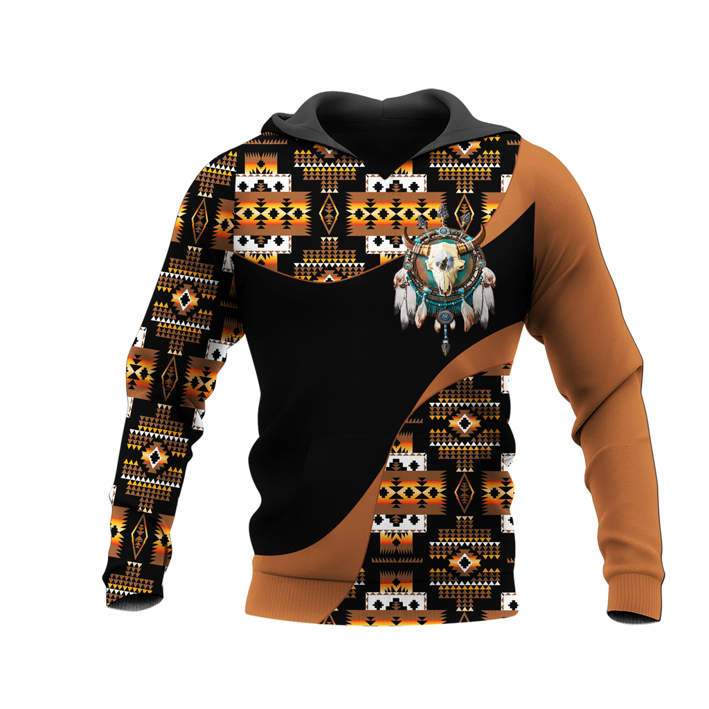 Powwow StoreHD0011988 Pattern Native Pride 3D Hoodie