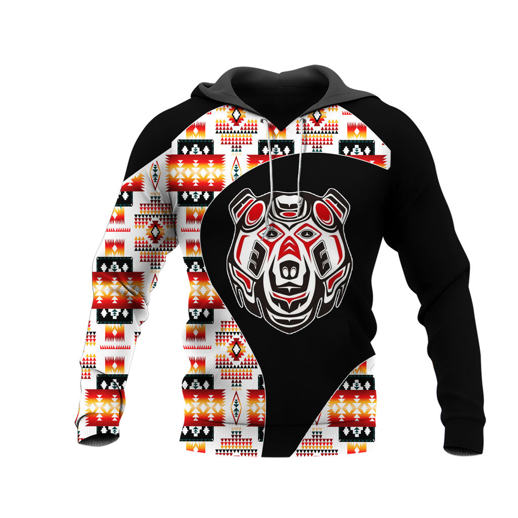 Powwow StoreHD0012466 Pattern Native Pride 3D Hoodie