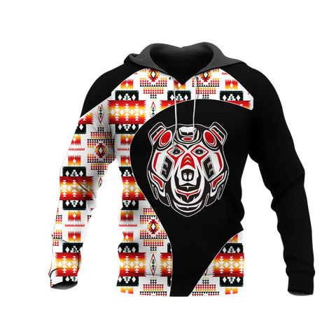 Powwow StoreHD0012466 Pattern Native Pride 3D Hoodie