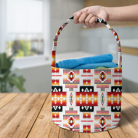 Powwow StoreGBNAT0004613 Pattern Native Fabric Basket