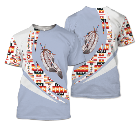 TS00106 Pattern Native American 3D T-Shirt