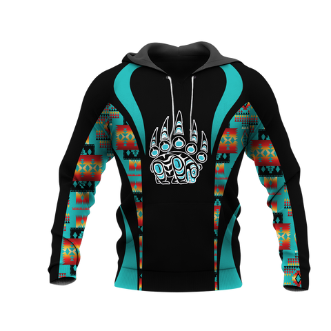 Powwow StoreHD0011539 Pattern Native Pride 3D Hoodie