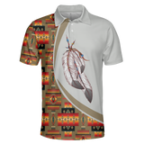 POLO0006 Native American  Polo T-Shirt 3D