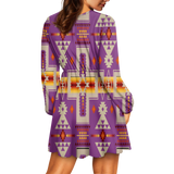 Powwow Storegb nat00062 07 pattern native american womens v neck dress