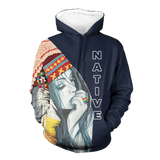 Powwow StoreHD0012260 Pattern Native Pride 3D Hoodie