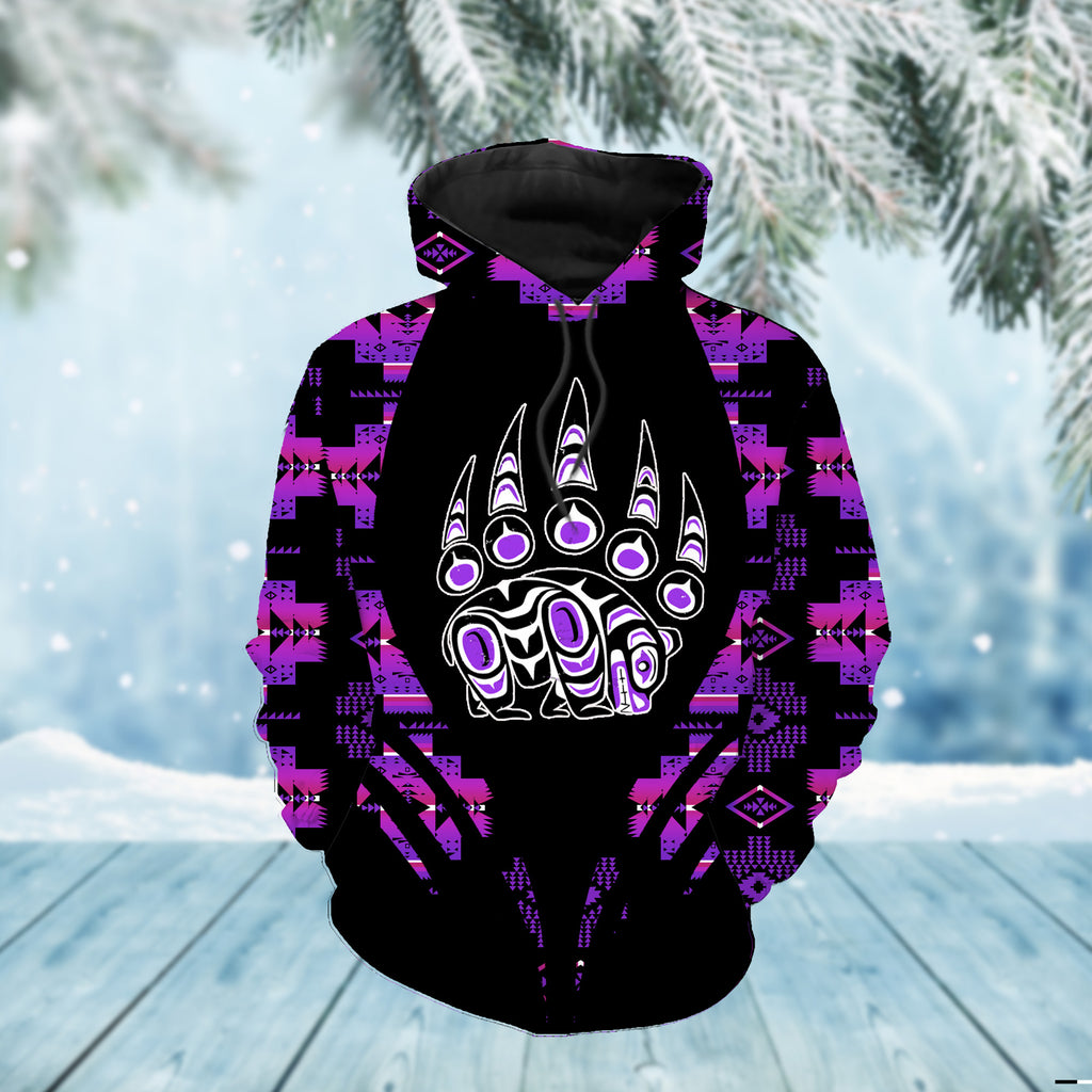 Powwow StoreHD0011769 Pattern Native Pride 3D Hoodie