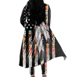 Powwow Storegb nat00108 tribe design native american cardigan coat long pant set