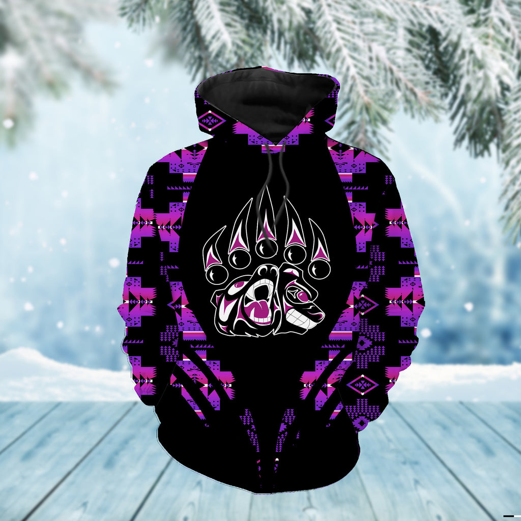 Powwow StoreHD0011770 Pattern Native Pride 3D Hoodie