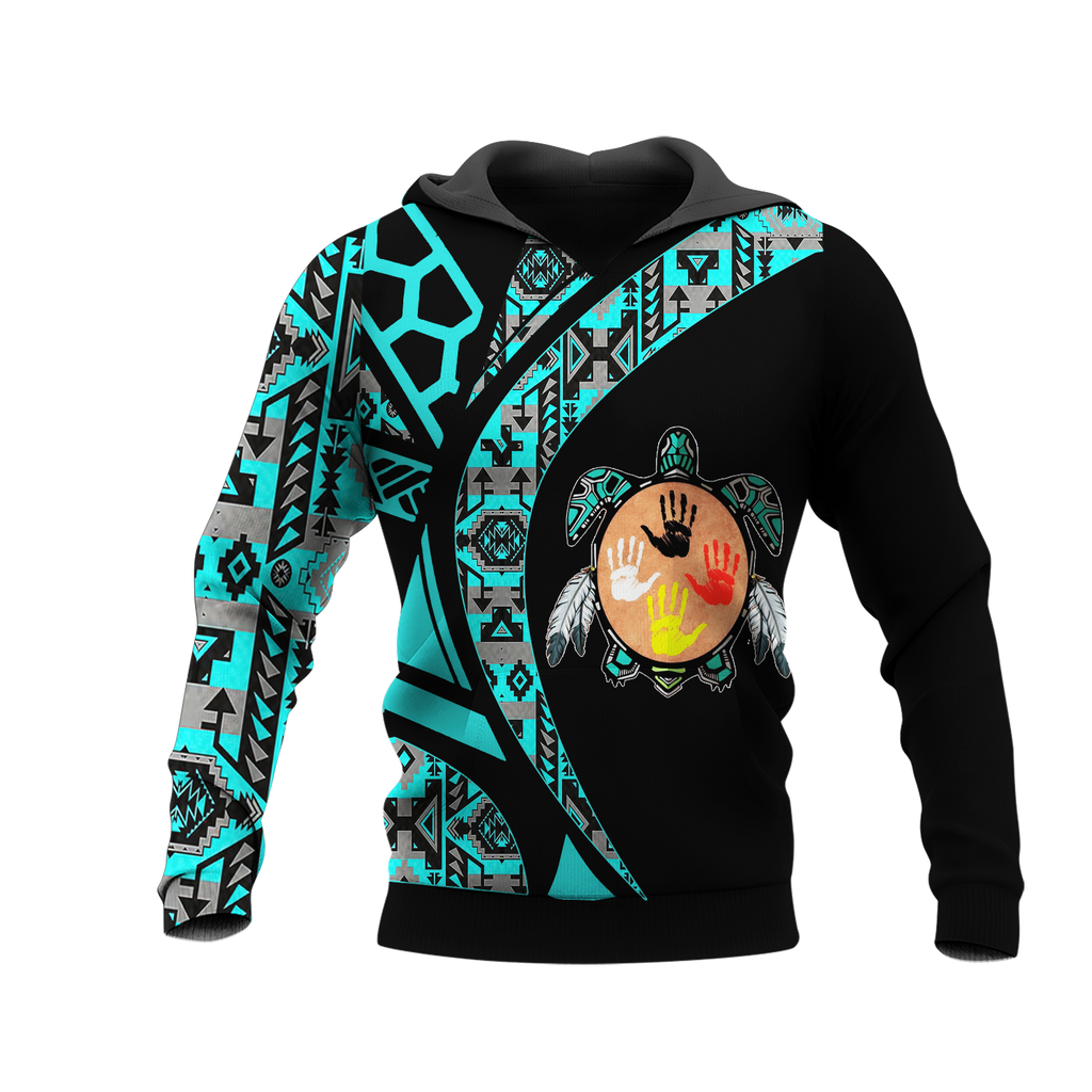 Powwow StoreHD0012437 Pattern Native Pride 3D Hoodie