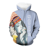 Powwow StoreHD0012262 Pattern Native Pride 3D Hoodie