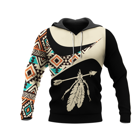 Powwow StoreHD0011458 Pattern Native Pride 3D Hoodie