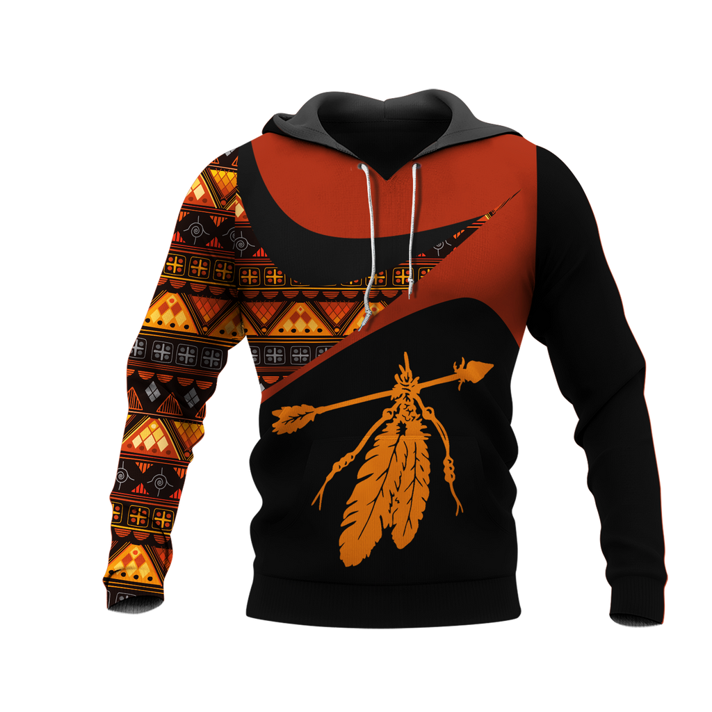 Powwow StoreHD0011459 Pattern Native Pride 3D Hoodie