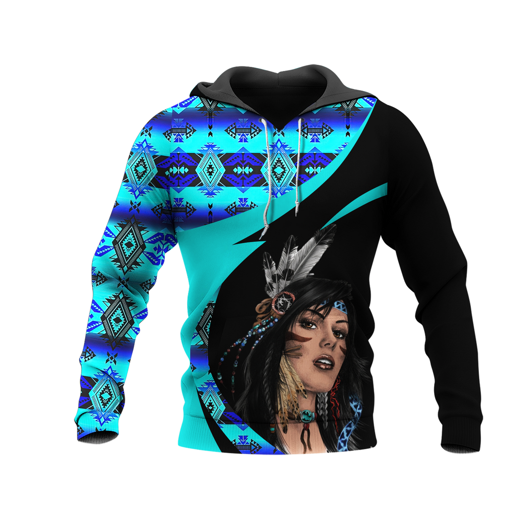 Powwow StoreHD0011328  Pattern Native Pride 3D Hoodie