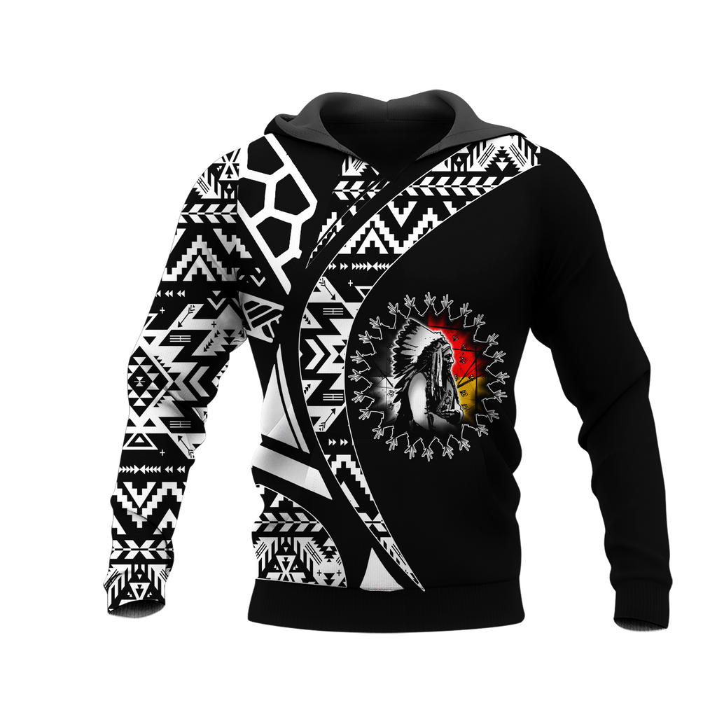 Powwow StoreHD0012442  Pattern Native Pride 3D Hoodie