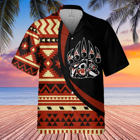 GB-HW000785 Tribe Design Native American Hawaiian Shirt 3D