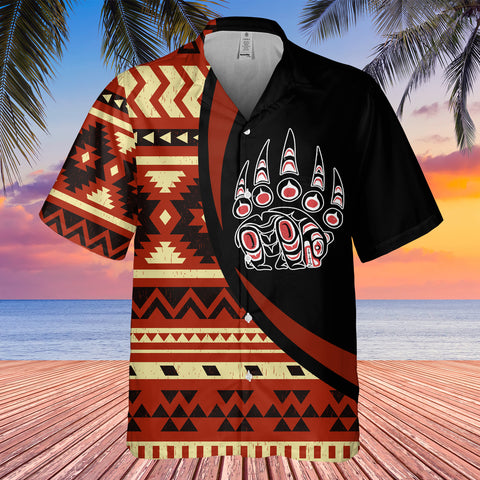 GB-HW000787 Tribe Design Native American Hawaiian Shirt 3D
