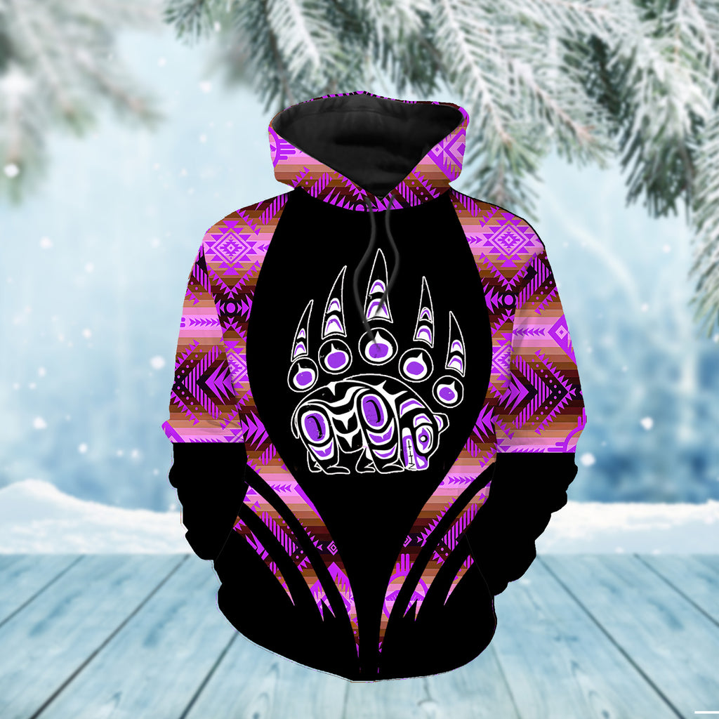 Powwow StoreHD0011777 Pattern Native Pride 3D Hoodie