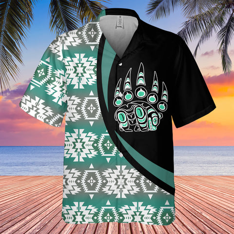 Powwow StoreGBHW000792 Tribe Design Native American Hawaiian Shirt 3D