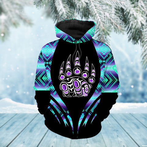 Powwow StoreHD0011778 Pattern Native Pride 3D Hoodie