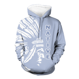 Powwow StoreHD0012268 Pattern Native Pride 3D Hoodie