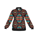 GB-NAT00046-02 Tribe Pattern Native American Women's Jacket