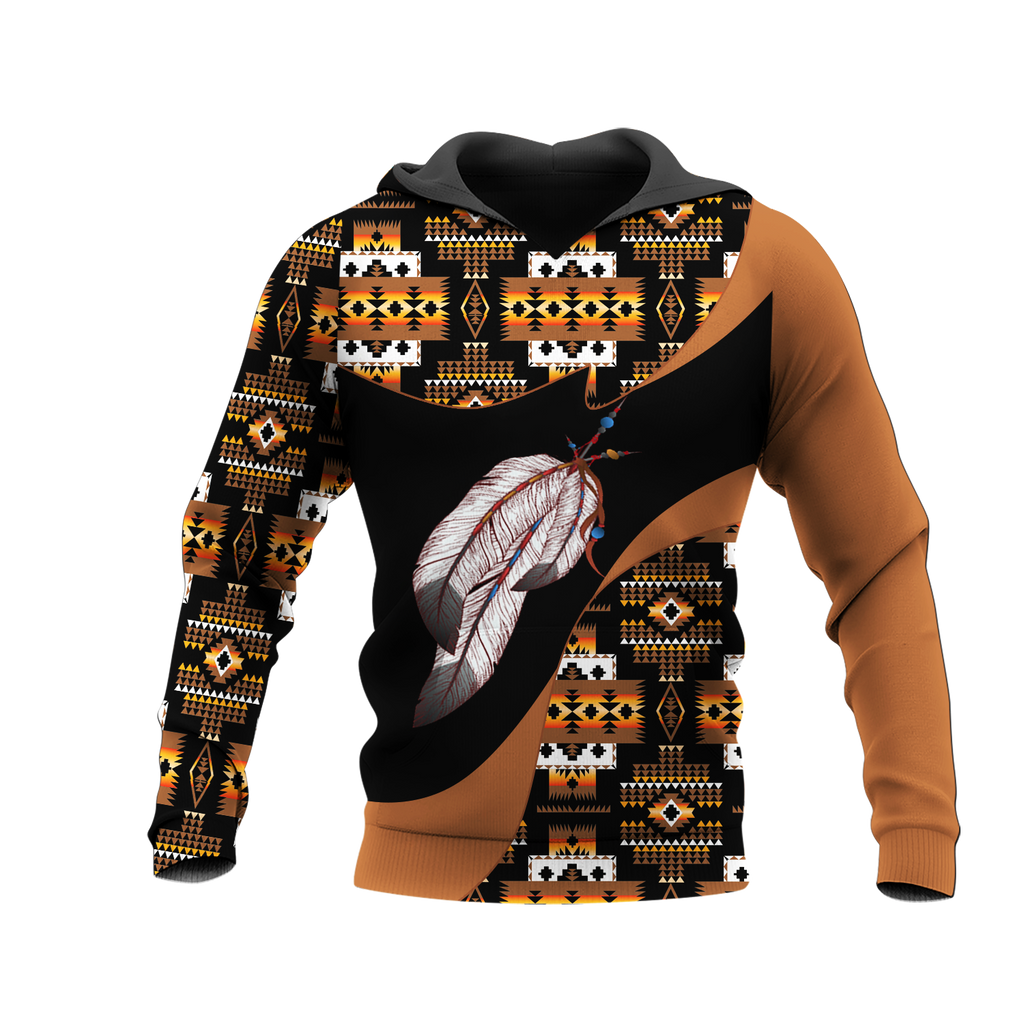 Powwow StoreHD0011989 Pattern Native Pride 3D Hoodie