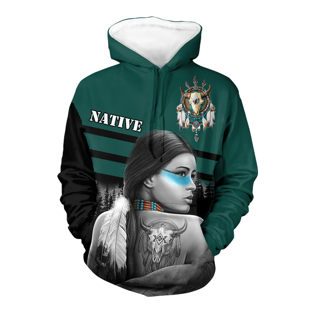 Powwow StoreHD0012528Pattern Native Pride 3D Hoodie