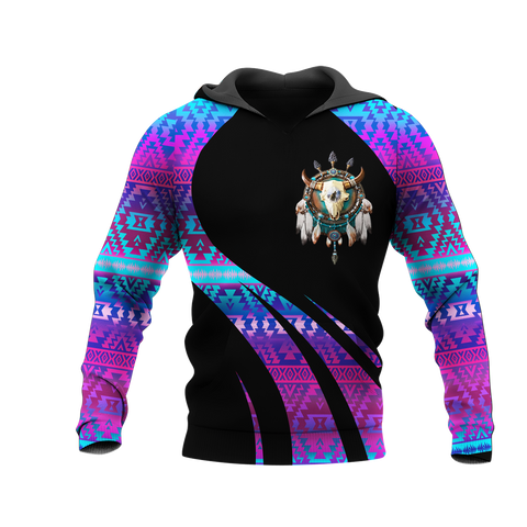 Powwow StoreHD0011691 Pattern Native Pride 3D Hoodie