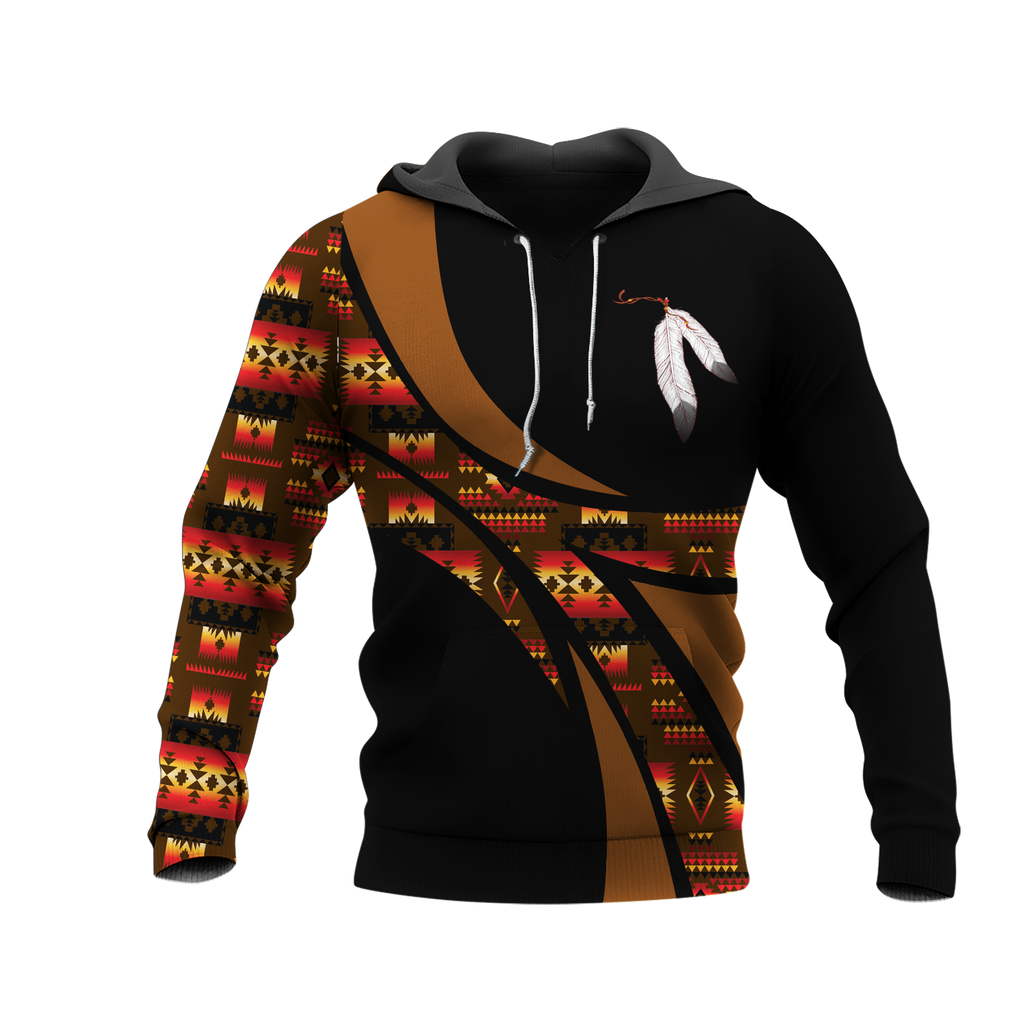 Powwow StoreHD0011832 Pattern Native Pride 3D Hoodie