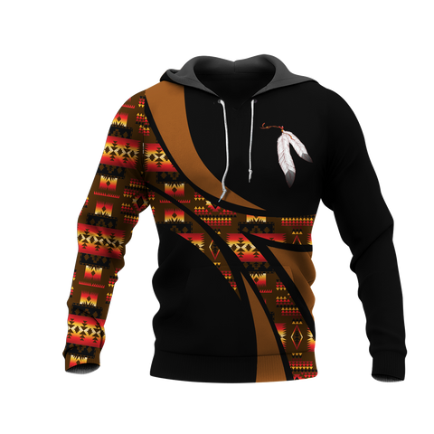 Powwow StoreHD0011832 Pattern Native Pride 3D Hoodie